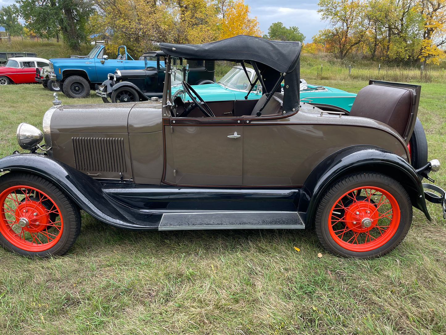 1929 Ford Model A Roadster.